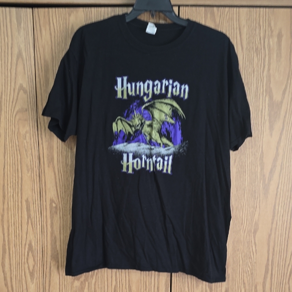 Gildan Black Tee with Dragon Graphic